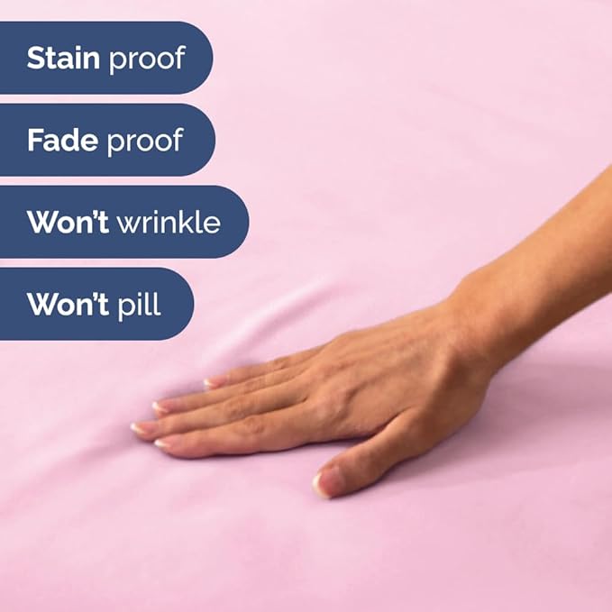 Short Queen Size 4 Piece Sheet Set - RV Short Queen, Ultra-Soft, Breathable & Cooling Bed Sheets Set w/ Deep Pockets - Hotel Luxury Bedding for Women & Men - Wrinkle Free & Fade Resistant - Light Pink