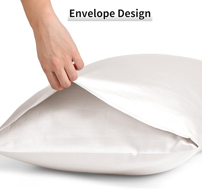 Warmstar Cotton Body Pillow Cover 1 Pack, 600 Thread Count Body Pillow case 20"x54", Long Body Pillow Case Cover Soft Breathable with Envelope Closure,White