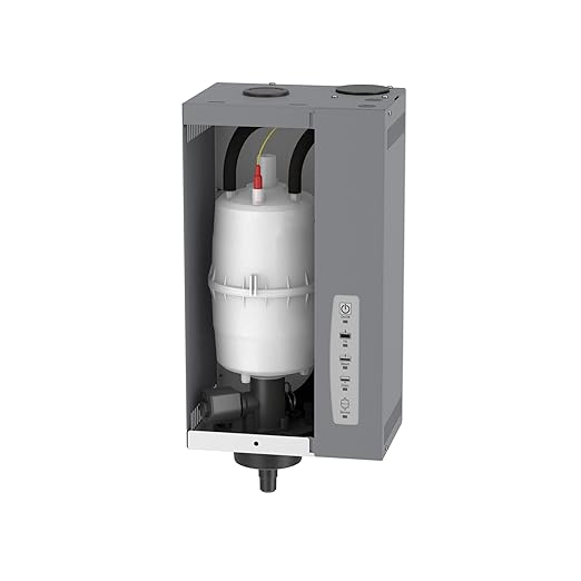 AprilAire 865 Whole-House Steam Humidifier, Manual Steam Humidifier with Wall Mount Fan, Whole-House Humidifier for Homes without HVAC Duct System up to 10,300 Sq. Ft., White