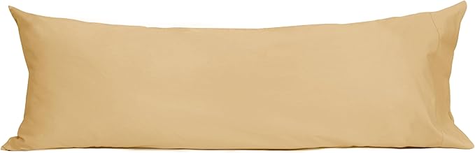 Sunflower Body Pillowcase 100% Cotton Long Pillow Cover/Case Envelope Closure 1 Pack, 20×54 inches Butterum, Soft and Breathable