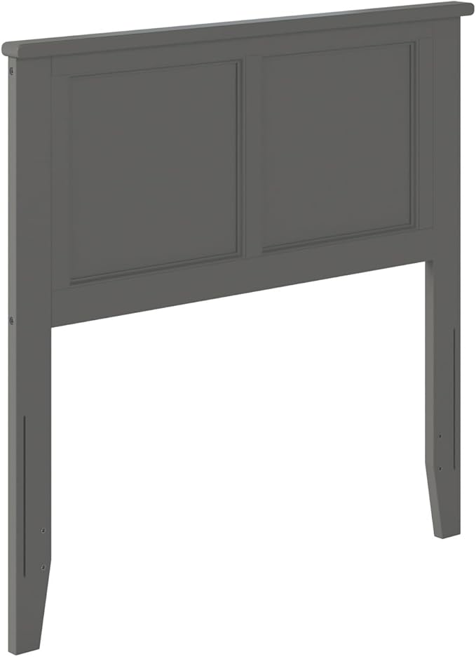 AFI, Madison Twin Solid Wood Panel Headboard, Grey
