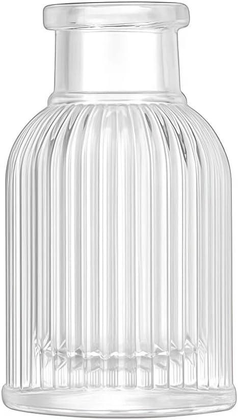 40ml/1.35oz Diffuser Bottle Glass Diffuser Jar Empty Essential Oil Glass Diffuser Bottles Aromatherapy Jar Decorative Bottles Fragrance Accessories for Crafts Decor
