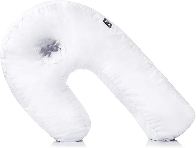 DMI Side Sleeper Pillow and Body Pillow, Pregnancy Pillow with Contoured Support for Neck, Back, Hip, Joint Pain and Sciatica Relief with Removable Washable Cover, Firm, Full Body Pillow (Pack of 9)