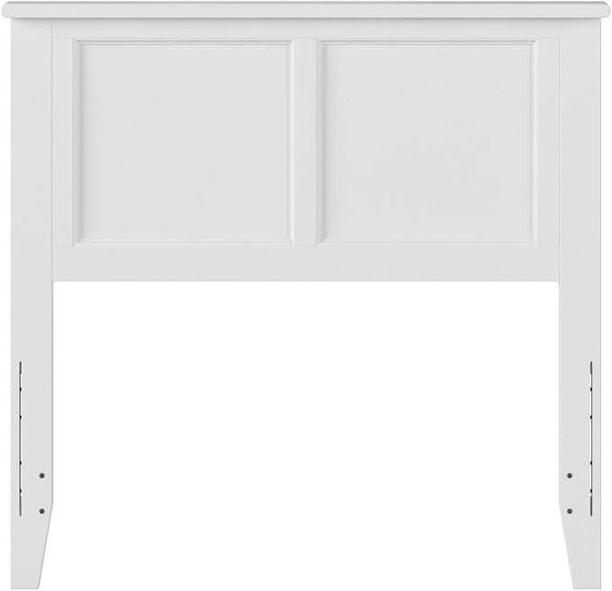 AFI, Madison Twin Solid Wood Panel Headboard, White