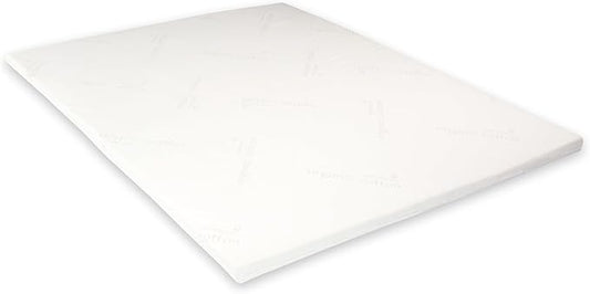 Naturepedic 2'' Adagio Latex Mattress Topper - Thick Cooling Breathable Top Mattress Pad for Back Pain Relief & Full Body Contouring Comfort - Twin