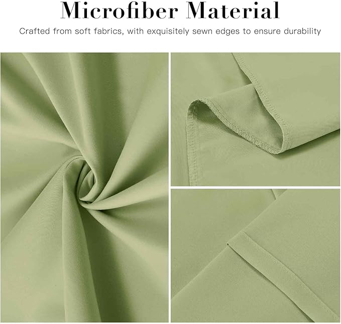 DOWNSTORIA Body Pillow Cover, Ultra Soft Microfiber Long Pillowcase, Envelope Closure Large Pillow Cases 20x54 inch (Sage Green)