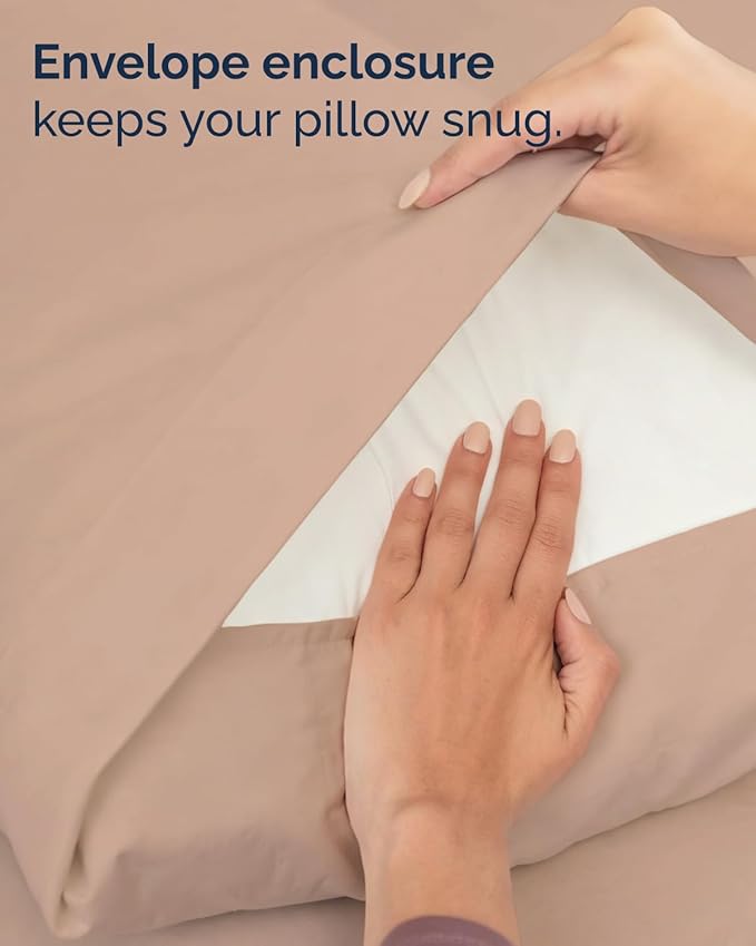 Twin 4 Piece Sheet Set - Comfy, Breathable & Cooling - Soft Hotel Luxury Bedding for Women, Men, Kids, Teens & Children - 1 Flat & 1 Fitted Sheet & 2 Pillowcases w/ Deep Pockets - Wrinkle Free - Mauve
