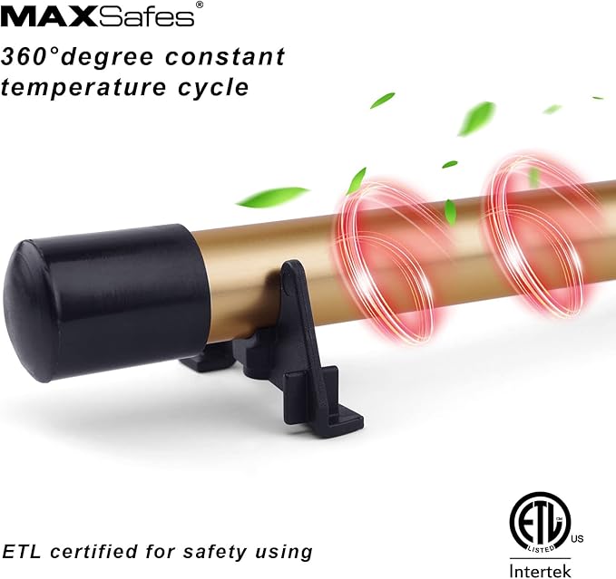 MAXSafes Gun Safe Dehumidifier Rod, Dry Rod - Easy Installation Plug-in Electric Dehumidifier Eliminates Moisture for Gun Safes & Cabinets, ETL Approved, 24in