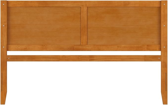 AFI, Canyon King Solid Wood Rustic Farmhouse Headboard, Light Toffee