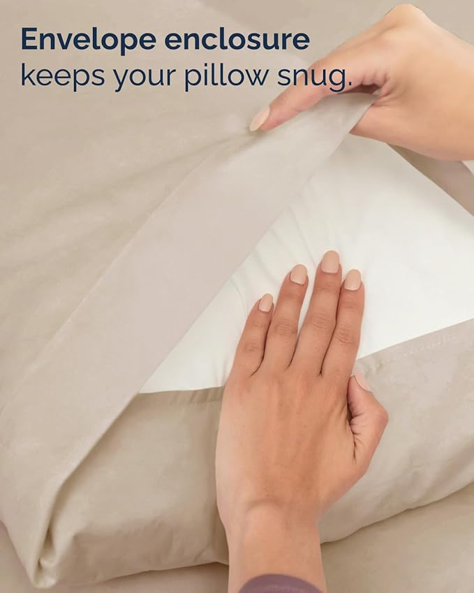 Twin 4 Piece Sheet Set - Comfy, Breathable & Cooling - Soft Hotel Luxury Bedding for Women, Men, Kids, Teens & Children - 1 Flat & 1 Fitted Sheet & 2 Pillowcases w/ Deep Pockets - Wrinkle Free - Cream
