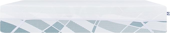 Sealy Dreamlife 2” Gel Memory Foam King Mattress Topper with Cooling Cover, SealyComfort Gel Foam, SealyCool Stretch Knit Cover with Corner Straps
