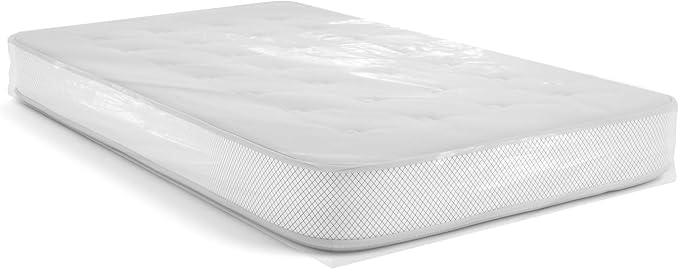 Ultrasac - King Size Waterproof Mattress Cover, 2 Mil (eq), 88” x 96”, Clear, 1 Count - Moving & Storage