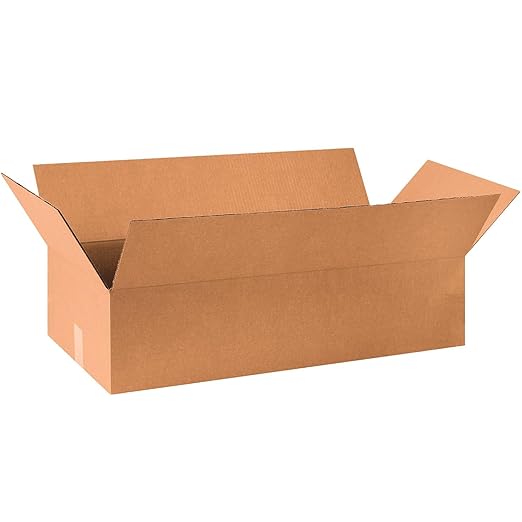 Box USA Wardrobe Boxes Flat 36"L x 21"W x 10"H 10-Pack - Corrugated Cardboard Box for Shipping, Mailing, Packing, Packaging and Storage