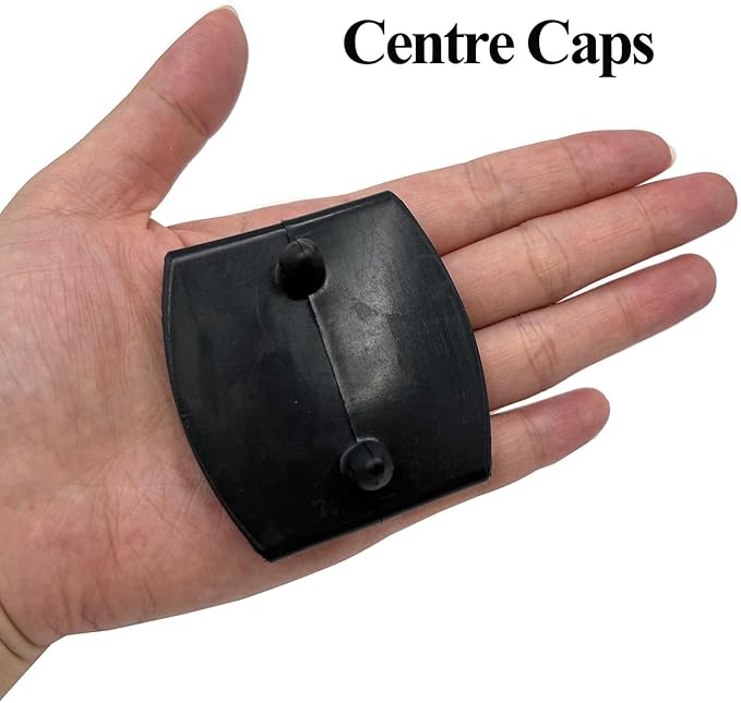 30pcs 54x9mm Black Replacement Bed Slat Plastic Centre Caps Holders for Holding Securing Wooden Slats Bed Base,Width 54mm x Height 9 mm (Inside Dimension)