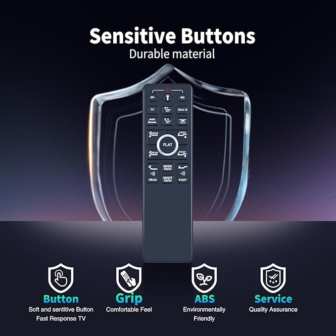 Replacement Remote Control for EGOHOME Sven & Son Richmat HJH89 MUUEGM Dyonery Mattress MLILY Mojigam Adjustable Bed Base