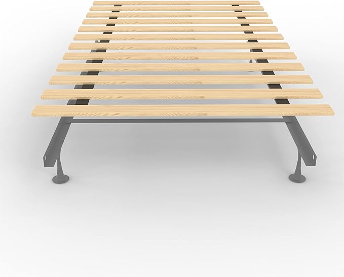 Greaton, 0.68-Inch Horizontal Wooden Bunkie Board/Bed Slats, Twin, Beige