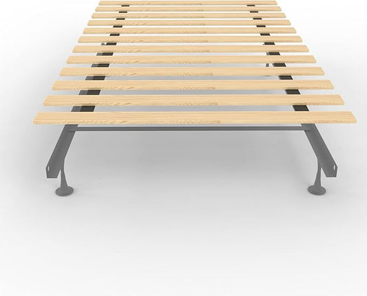 Greaton, 0.68-Inch Horizontal Wooden Bunkie Board/Bed Slats, Twin XL, Beige