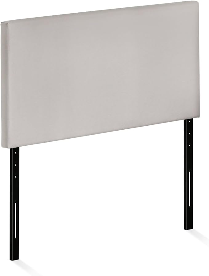 FURINNO Roanne Plain Headboard, Twin, Fog