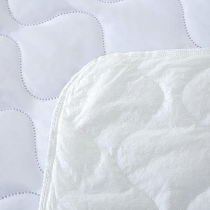 Waterproof Sleeper Sofa Queen Mattress Protector Pad 60x72 for Pull Out Sofa Bed Quilted Fitted Matress Cover Up to 8 inch Deep Pocket White