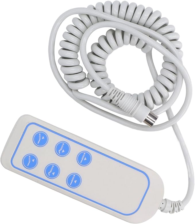 Yosoo Adjustable Bed Remote, Electric Sofa Controller 8 Pin Lifting Bed Controller Remote Control Replacement Electric PVC IP66 Wear Lift Chair Hand Control