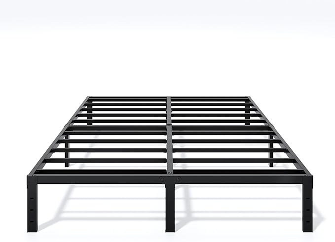 LUMUNANCE Metal Bed Frame Full Size - 12 Inch Heavy-Duty Full Platform Bed Frame No Box Spring Needed, Easy Assembly, Noise-Free, Sturdy Mattress Foundation, Underbed Storage Space