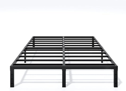 LUMUNANCE Metal Bed Frame King Size - 12 Inch Heavy-Duty King Platform Bed Frame No Box Spring Needed, Easy Assembly, Noise-Free, Sturdy Mattress Foundation, Underbed Storage Space