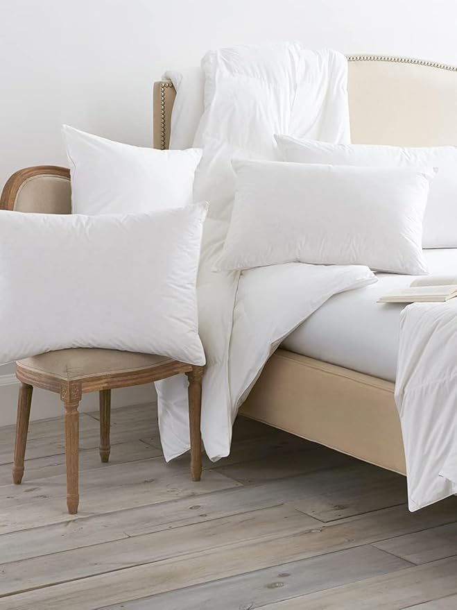 BOLL & BRANCH Down Chamber Pillow - Firm, King - Naturally Cooling Shell - Premium Comfort, Superior Support - Cruelty-Free IDS Certified Down
