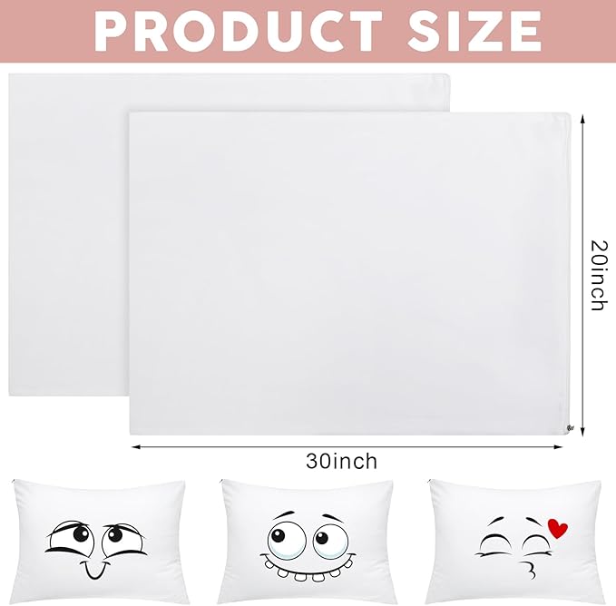 Shimeyao 72 Pcs 20 x 30 Inch Zippered Pillow Protectors Bulk Standard Bedding Pillow Cases Soft Breathable Cotton Sateen Dust Protection Covers White Cases for Home Hotel Rental