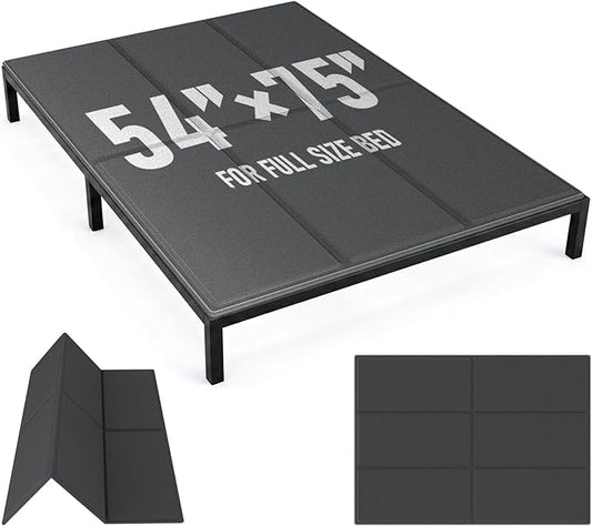 Bunkie Board Full Size (54x75''), 10mm Bed Boards for Under Mattress, Breathable, Noise Minimizing, Moisture Resistant Bunkieboards, Heavy Duty Bed Support Board for Platform & Slatted Frames