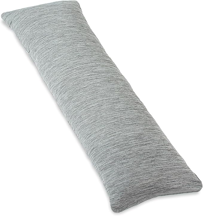 1 MIDDLE ONE Body Pillow, Cooling Memory Foam Body Pillows for Adults Sleeping, Long Pillow for Bed, Big Large Firm Full Body Pillow for Side Sleeper, 20x54 Inch, Cooling Grey