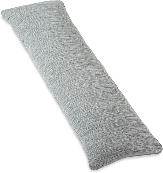 1 MIDDLE ONE Body Pillow, Cooling Memory Foam Body Pillows for Adults Sleeping, Long Pillow for Bed, Big Large Firm Full Body Pillow for Side Sleeper, 20x54 Inch, Cooling Grey