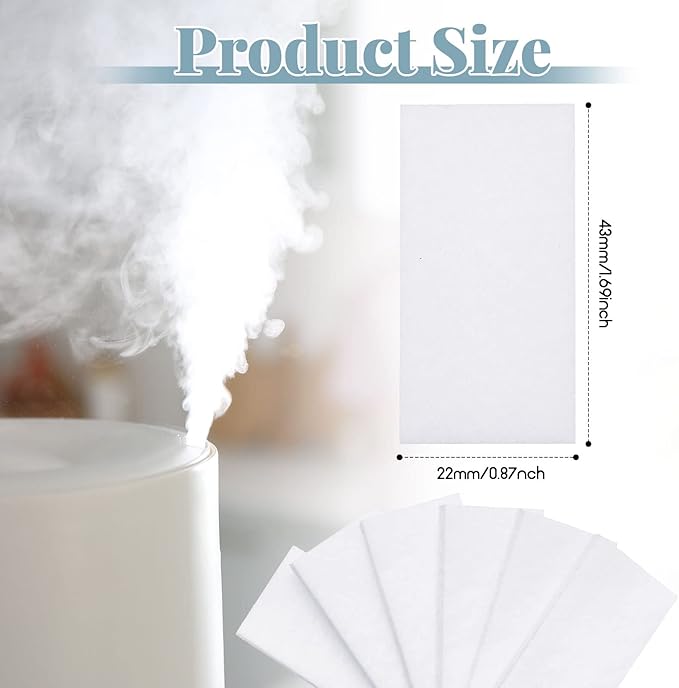 Leelosp Unscented Aroma Pads Aromatherapy Perfume Oil Diffuser Refill Pad Scented Oil Replacement Humidifierfor Home Car Scent Ball Style Plug in Diffuser Refill(100 Pieces)