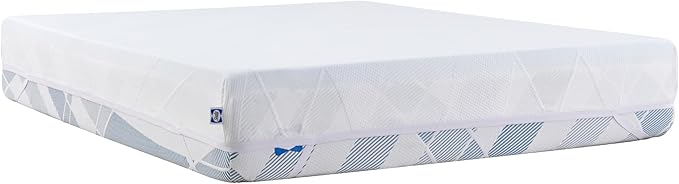 Sealy Dreamlife 2” Gel Memory Foam Full Mattress Topper with Cooling Cover, SealyComfort Gel Foam, SealyCool Stretch Knit Cover with Corner Straps