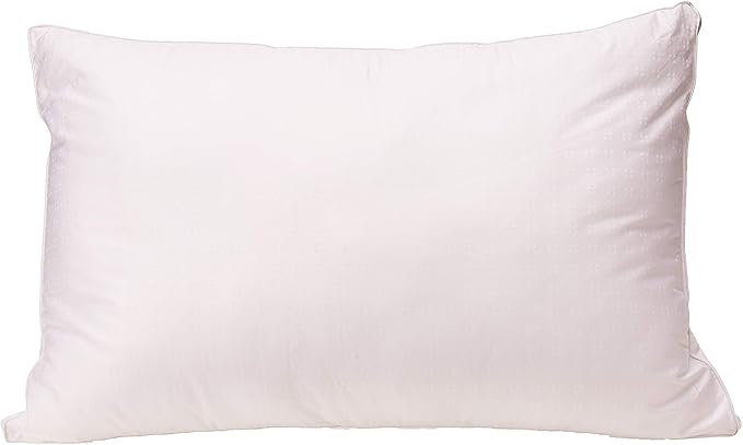Maxi Deluxe Queen Size Bed Pillow – Ultra Soft & Comfortable – Versatile for Side, Back & Stomach Sleepers – 300TC Cotton Top – Single Pack – (Queen Size Pillow is 20 x 30)