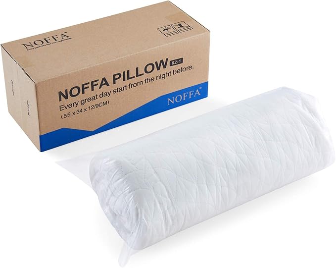 Bouncy Orthopedic Neck Support Pillow for Sleeping, Special Foam Deep Sleep Pillow, Bed Pillow for Side, Back, Stomach Sleepers, Removable and Washable Cover