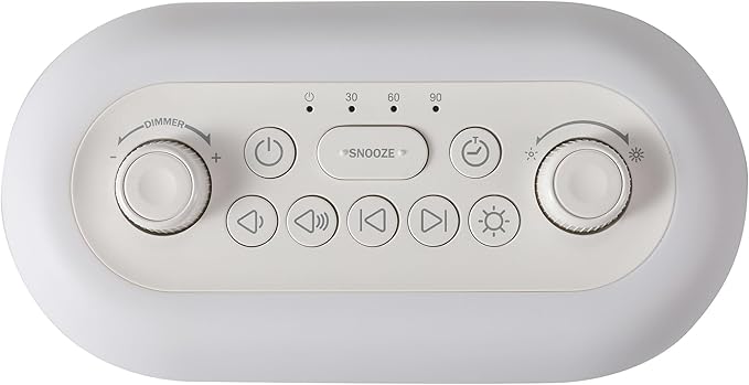 Sleep ZM White Noise Machine with 29 Sounds + 16 Colors Digital Alarm Clock & Amber Night Light for Blue Light Blocking, Gentle Wake Alarm, Sleep Timer & Memory Function for Adults & Kids