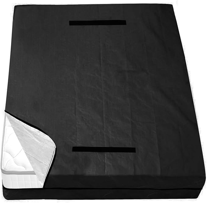 Coldwind Mattress Bags for Moving and Storage,Waterproof Mattress Cover for Moving with Heavy Duty Handles, Strong Zipper, Reusable Mattress Storage Bag, Moving Supplies & Moving Bags,Twin Size,Black