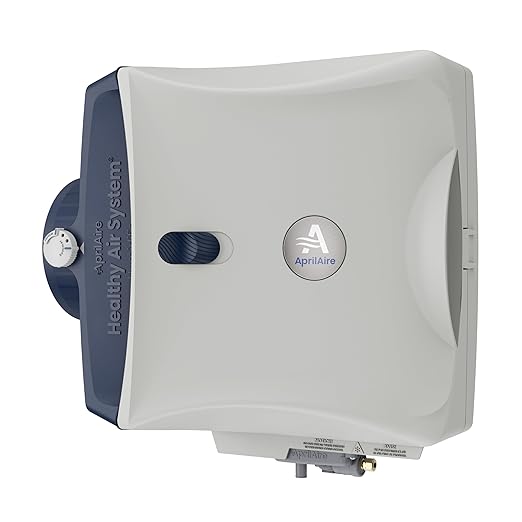 AprilAire 620MKZ Whole-House, Large Bypass Evaporative Humidifier – 18 Gallons Per Day, Water Saving with Manual Control and Installation Kit for up to 5,300 Sq. Ft.