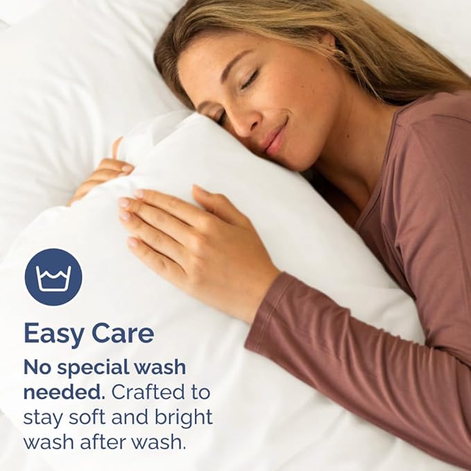 Standard Pillow Cases Set of 10 - Ultra Soft Hotel Quality Pillowcase Covers - Comfy & Wrinkle Free - Shrink, Stain and Fade Resistant - Machine Washable Pillow Protectors - 10 Pcs Set - Antique White