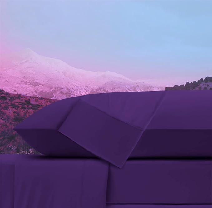 Ubauba Memory Foam Body Pillow with Cover, Full Large Body Pillows Insert for Adults with Envelope Closure Pillowcase, Firm & Fluffy Long Bed Pillows for Sleeping (20x54 inch, Purple)