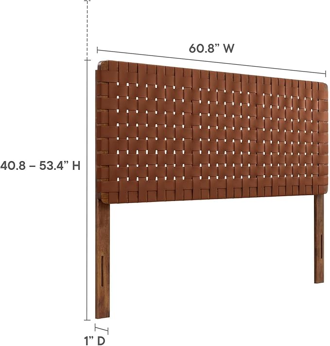 Modway Sparta headboards, Queen, Walnut Brown