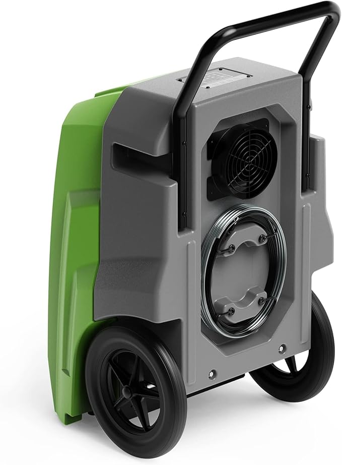 ALORAIR 180 Pints LGR Industrial Dehumidifier with Pump and Drain Hose, Portable Commercial Dehumidifier with Wheels for Home, Basements, Garages, and Job Sites, 6-Year Warranty, Green