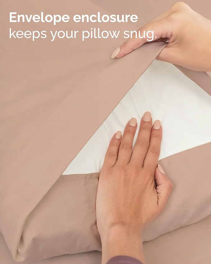 Twin XL 4 Piece Sheet Set - Comfy, Breathable & Cooling - Hotel Luxury Bedding for Women, Men, Kids, Teens and Children - 1 Flat & 1 Fitted Sheet & 2 Pillowcases w/ Deep Pockets - Wrinkle Free - Mauve