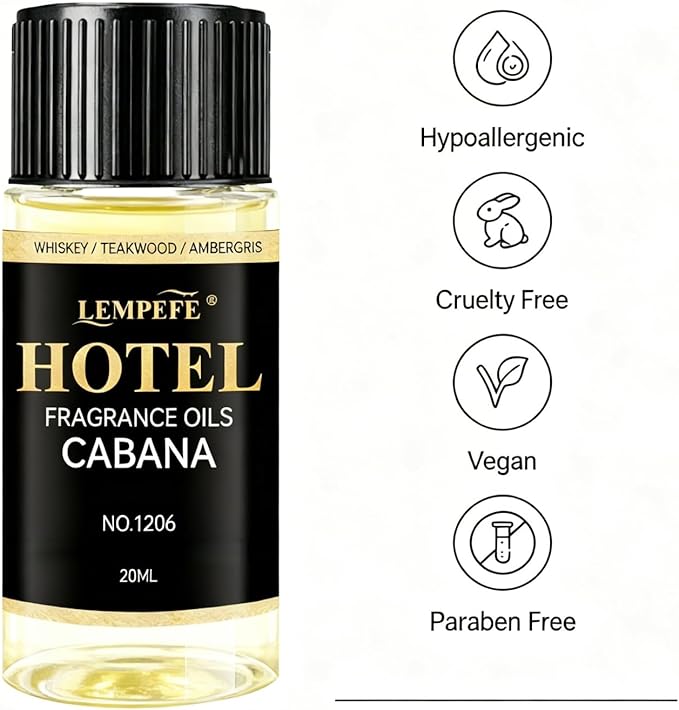 Luxury Hotel Scent Aroma Oil 20 mL (0.68 fl oz), Inspired 5 Star Hotel Fragrance Oil for Diffuser, Long Lasting Calming Aromatherapy Oil