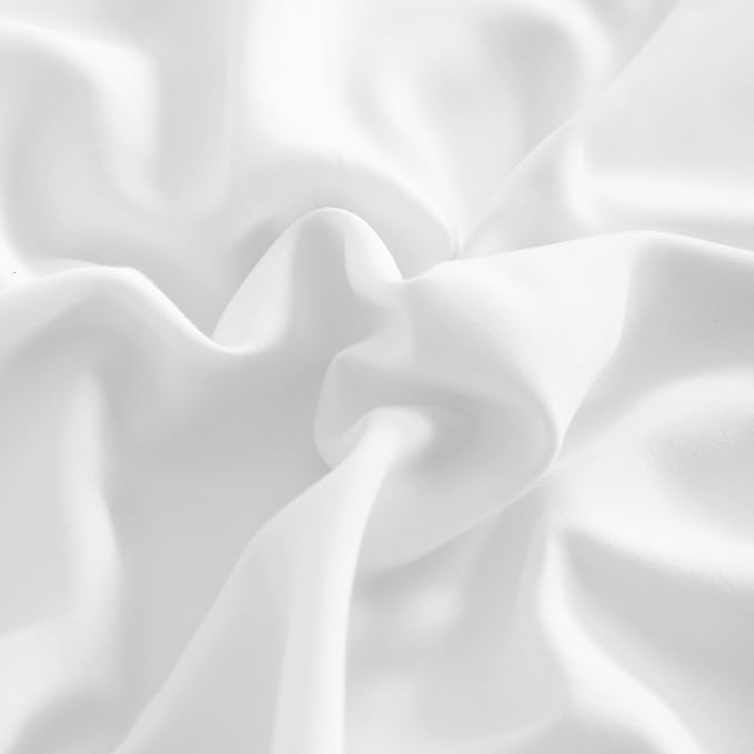 NTBAY Queen Pillowcase - 1 Pack Brushed Microfiber 20x30 Pillowcase - Soft, Wrinkle-Free, Fade-Resistant, Stain-Resistant, White with Envelope Closure