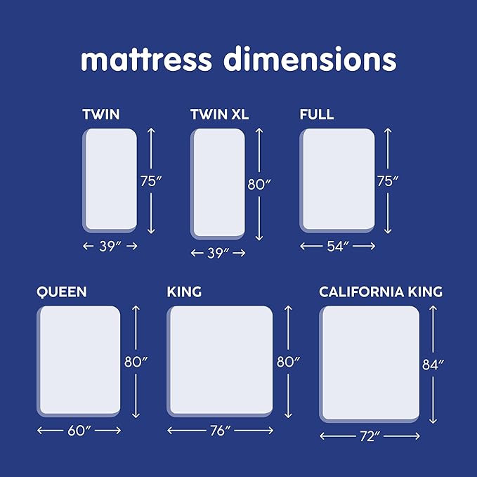 Vibe Gel Memory Foam Mattress, 12-Inch CertiPUR-US Certified Bed-in-a-Box, Full, White