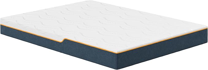 Nautica Home Enliven 8" Medium Gel Memory Foam Mattress with Cooling Air Flow and Pressure Relieving Foam Layers, Bed-in-a-Box, Twin XL White