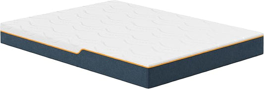 Nautica Home Enliven 8" Medium Gel Memory Foam Mattress with Cooling Air Flow and Pressure Relieving Foam Layers, Bed-in-a-Box, Twin XL White