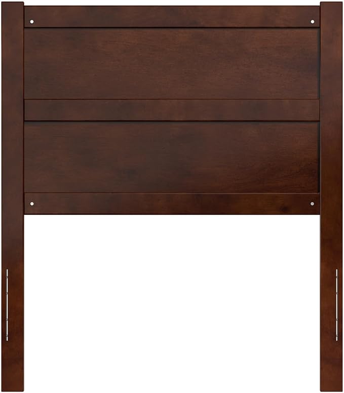AFI, NoHo Solid Wood Panel Headboard, Twin, Walnut