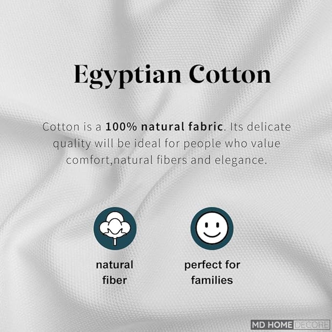 5 Piece Split King Sheet Set, Deep Pockets 16 Inch, 100% Egyptain Cotton, Split King Sheets for Sleep Number Beds, Sheets Sets for Adjustable Bed, White, Solid